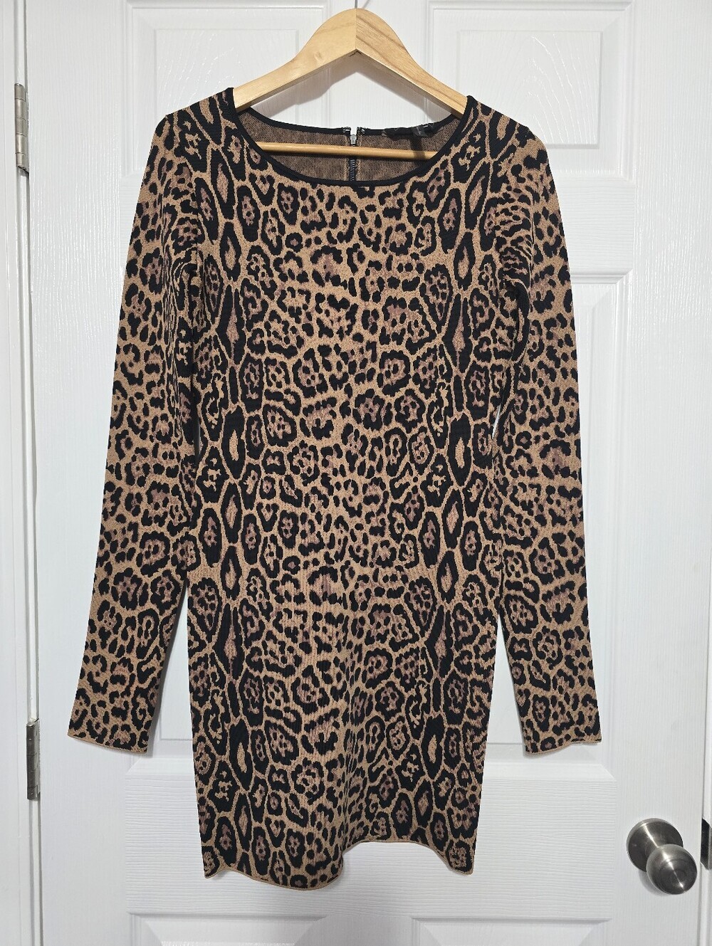 BCBG MAXAZRIA Sheena French Leopard Dress Size Medium D